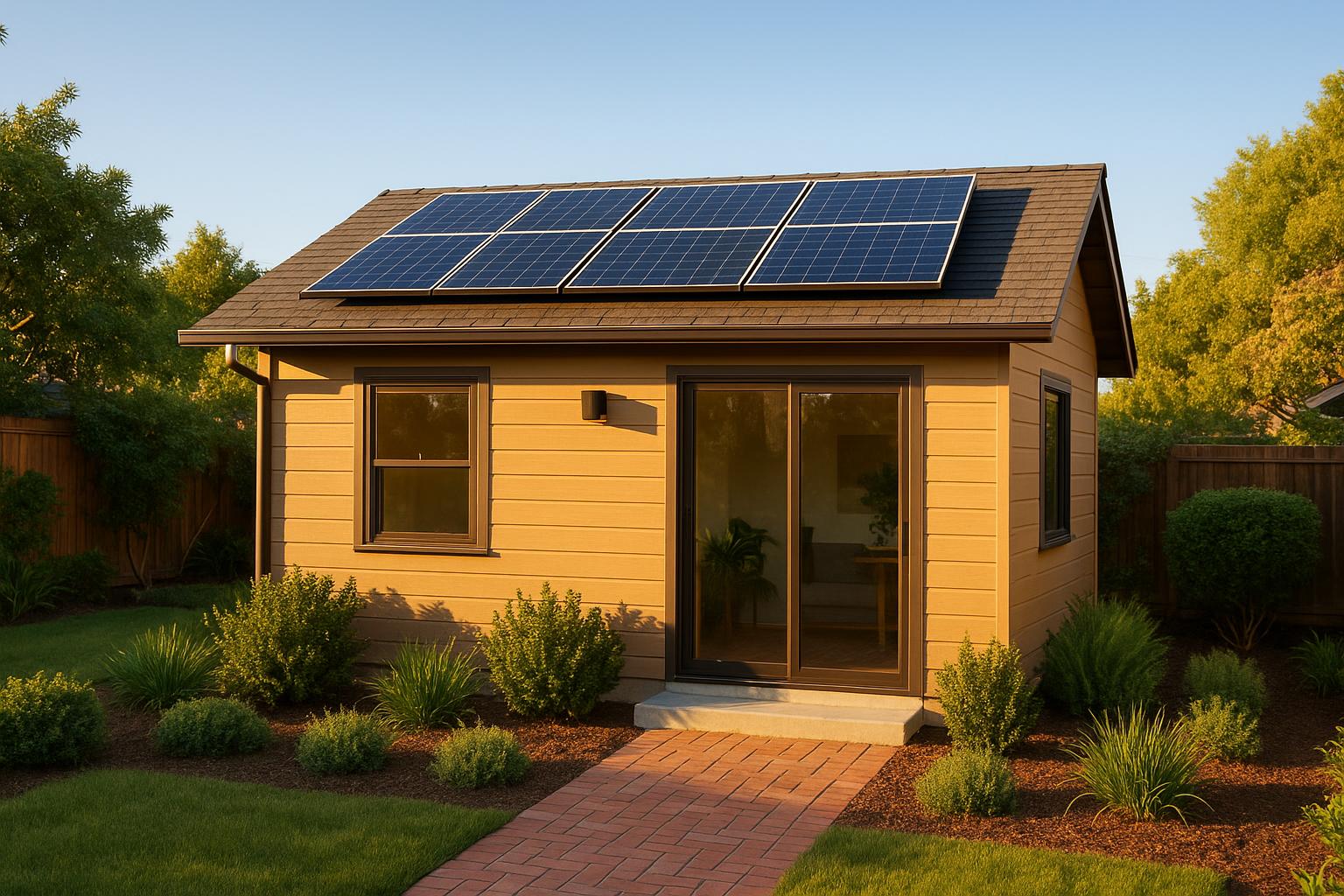 Solar Panels on ADU Roof