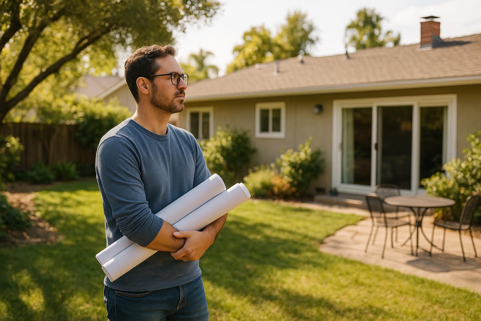 Homeowner Planning ADU Placement