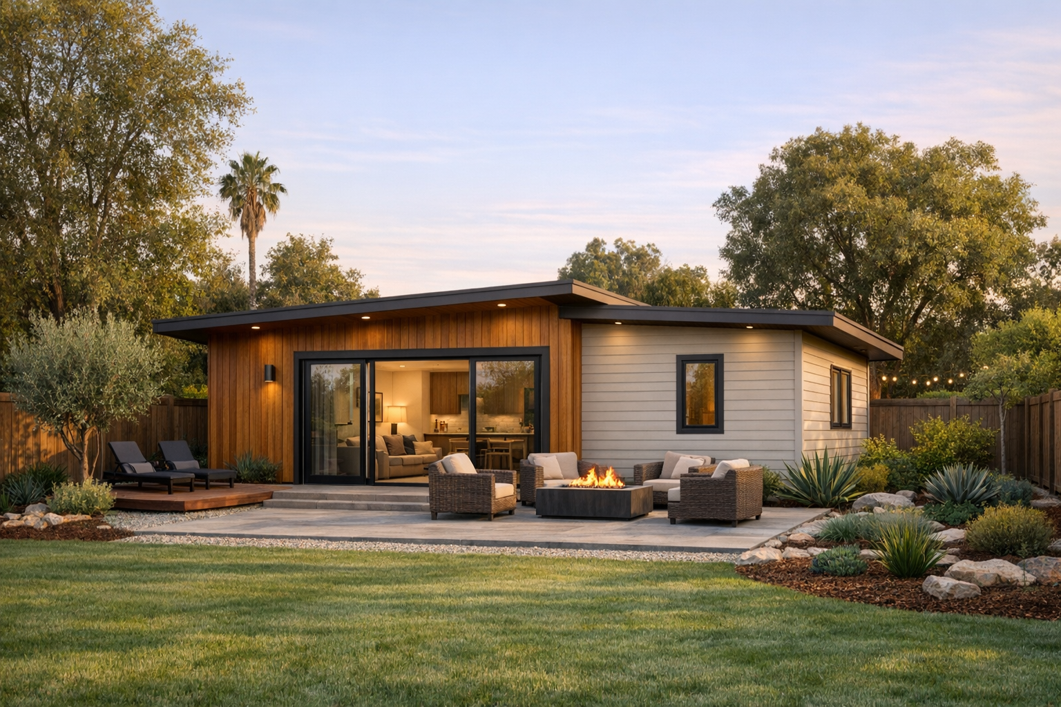 Modern ADU exterior