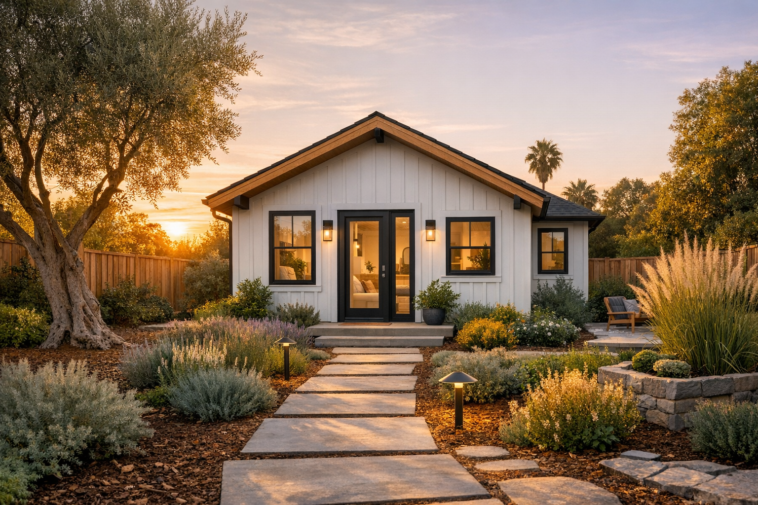 Detached backyard ADU designed as a cost guide hero image