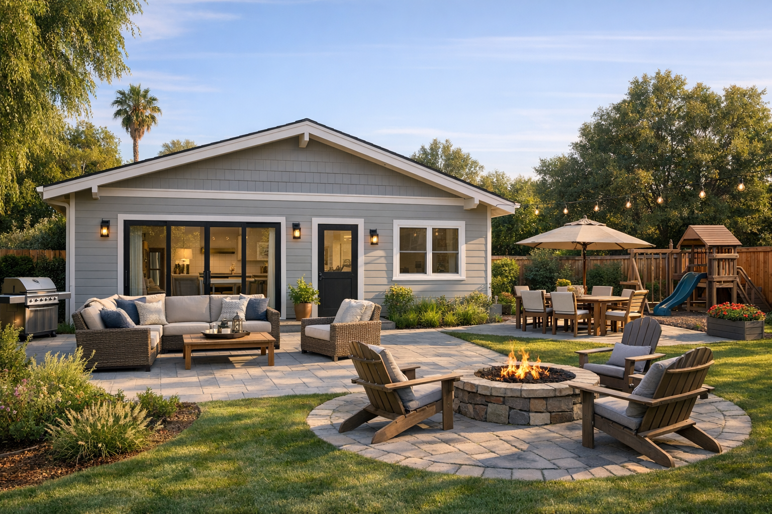 Two-bedroom ADU floor plan